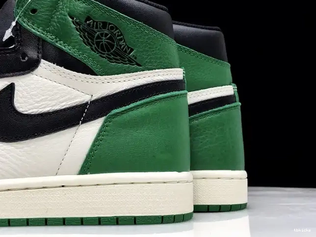 Cheap TBK 1 OG Air High Jordan Sail-Black Green 555088-302 Pine NRG 0507